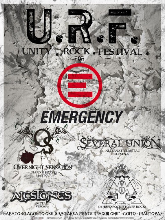 Unity Rock Festival flyer
