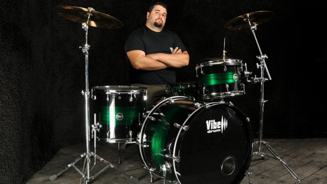 Fabio Foschi drummer endorser Vibe Drums