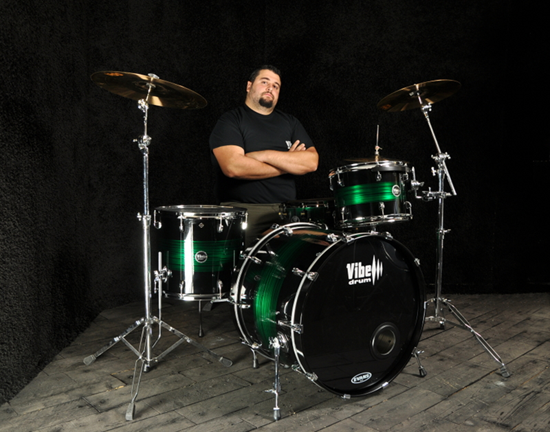 Fabio Foschi drummer endorser Vibe Drums